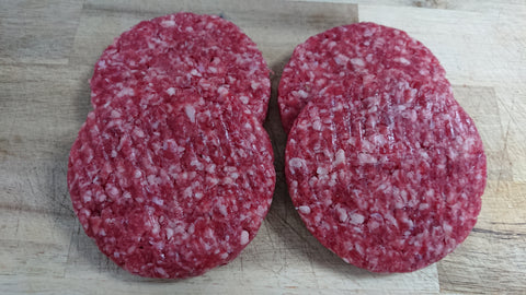 Delicious burgers handmade for you from our locally reared beef